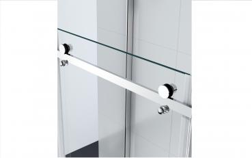 Preview: Glas Concept 24 - Nischendusche - Nischentür - Schiebesystem - ESG 8mm - Variation (100x195cm)